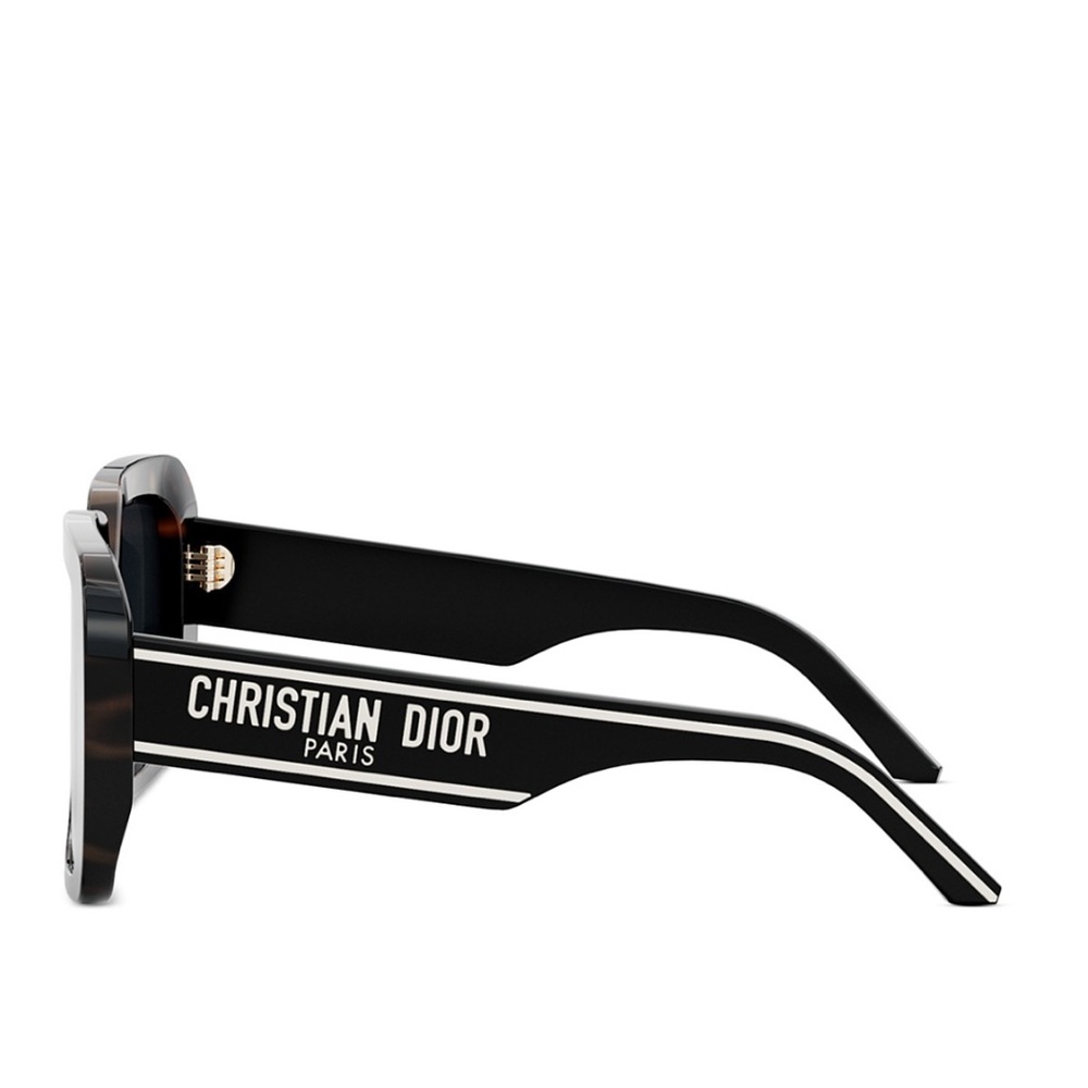 SOLD NWT Authentic Dior Wildior S3U Geometric Sunglasses Dark Havana/Gray Solid - Picture 2 of 14